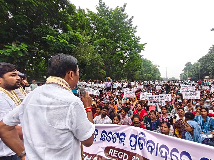 Bhakta Das joined the huge movement of Swasthya Mitra in Lower PMG