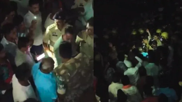 High tension between the administration and villagers over the removal of encroachments in Raipur's Nakti village.