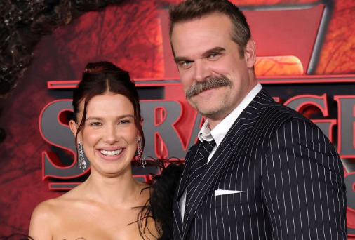 ''Stranger Things'' stars Millie Bobby Brown, David Harbour reunite for Netflix spy drama