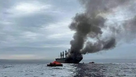 Oil tanker hit by US projectile in Strait of Hormuz