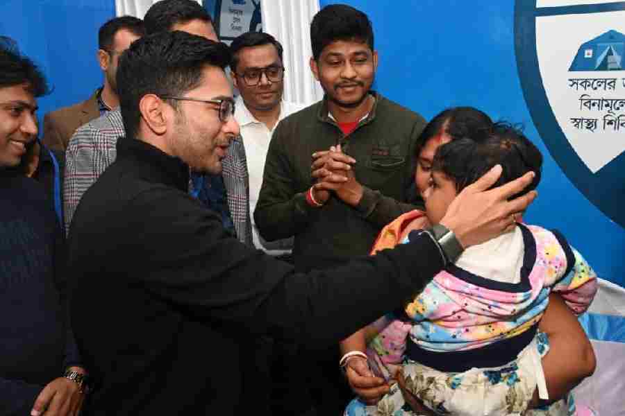 Trinamool leader Abhishek Banerjee faces allegations regarding the 'Sebashray' health camp.