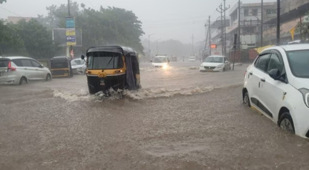 Mumbai and Torrential rains disrupted life in the surrounding areas