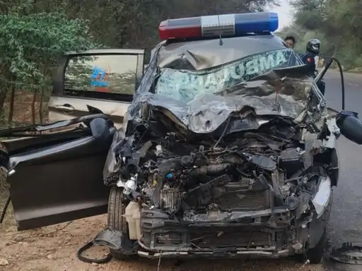 Three dead, two critically injured in collision between army truck and ambulance in Sriganganagar, Rajasthan