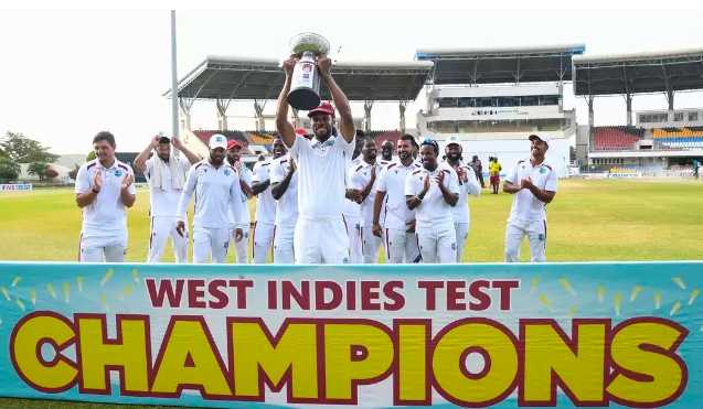 West Indies win Test series against Sri Lanka after 23 years, second match drawn