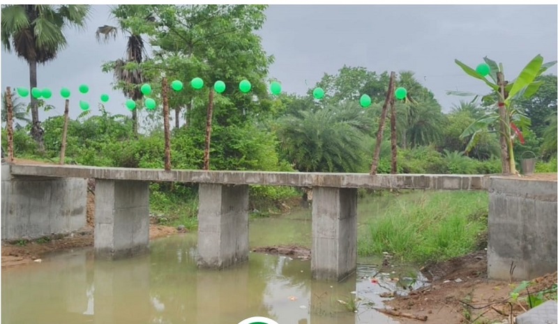 The problem of giving up before unity, MPV 81 villagers built the bridge with their labor