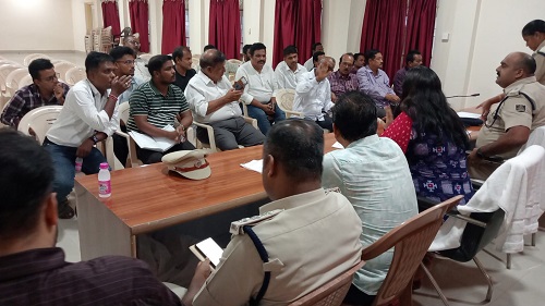 Coordinating meeting with Police and Bus Owners Association for Rathayatra Bahuda Yatra and Sunabesh