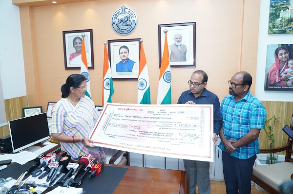 OTDC paid a dividend of Rs 1.17 crore to the state government