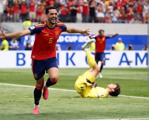 FIFA World Cup: Merino's last-minute goal sends Spain to semi-finals, beating Belgium 2-1