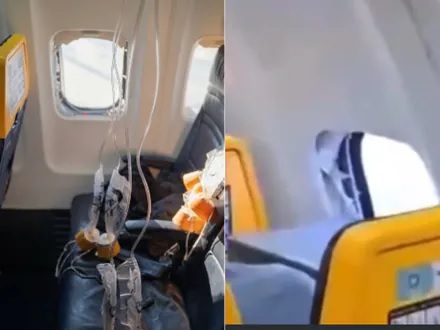 in flight Ryanair airliner crashes, passenger injured, investigation underway