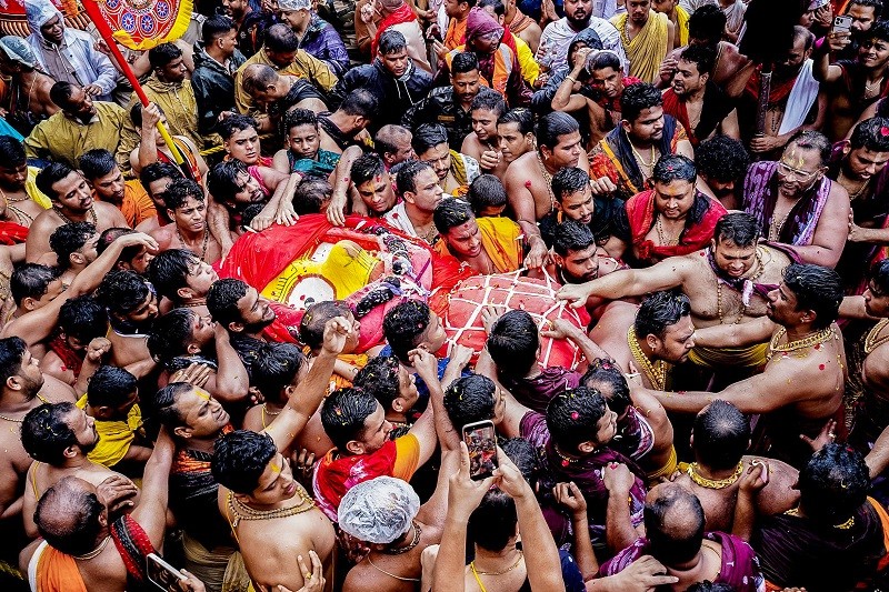Faith triumphs over rain at Jagannath Puri Rath Yatra