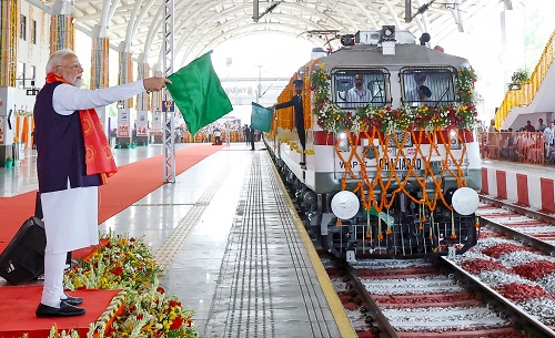 PM Modi inaugurates seven redeveloped railway stations in Odisha