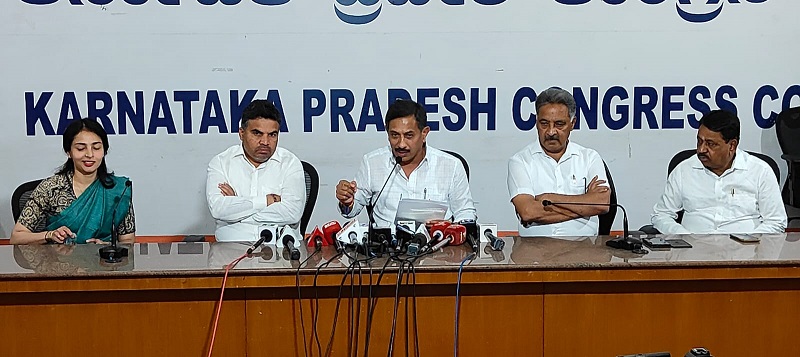 K’taka: Congress accuses Kumaraswamy, Yediyurappa over Bidadi township