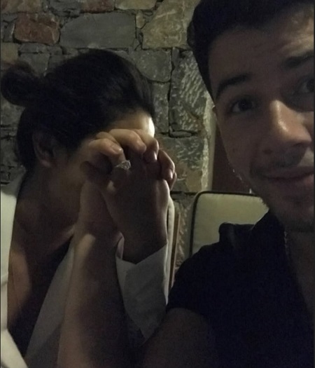 Nick Jonas celebrates proposal anniversary with Priyanka Chopra, shares pic from moment when she said 'yes'