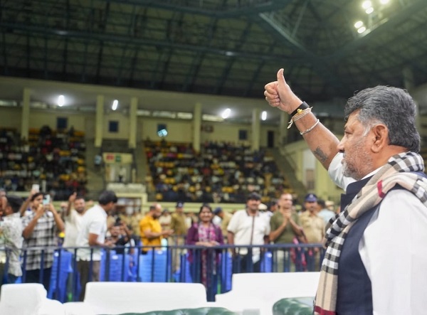 CM Shivakumar watches FIFA WC final, urges Karnataka youth to embrace sports