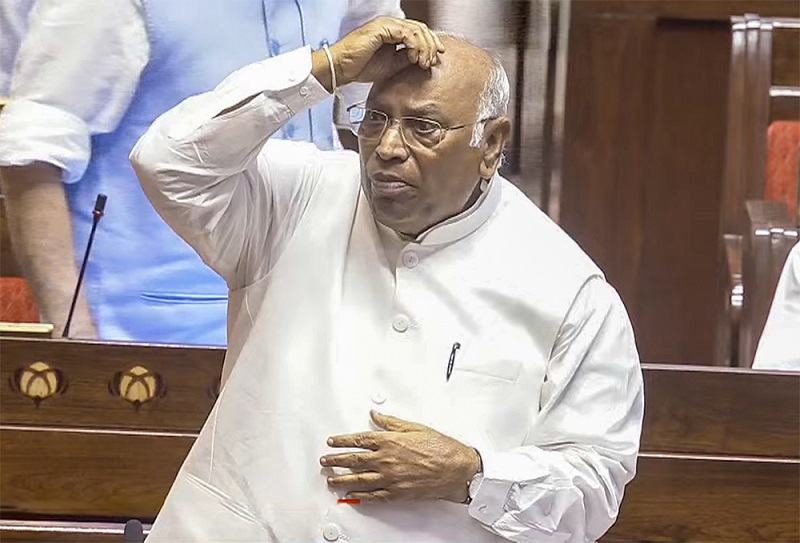 Kharge raises NEET paper leaks, students stir in Rajya Sabha