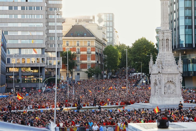 Nearly 2 million celebrate Spain's World Cup triumph in Madrid