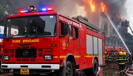 Three of family killed as fire breaks out at South Delhi building