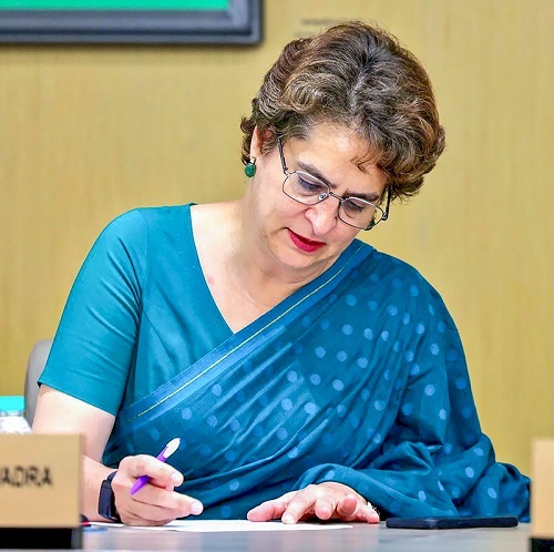 PM should be held responsible for question paper leak: Priyanka Gandhi