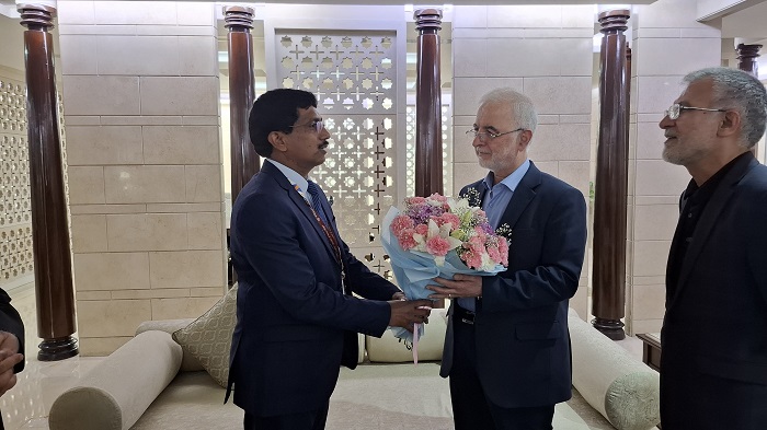 Iranian minister arrives in New Delhi to attend BRICS meeting