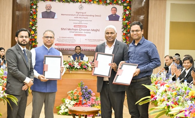 Two MoUs signed with HCL Tech and Sarvham AI