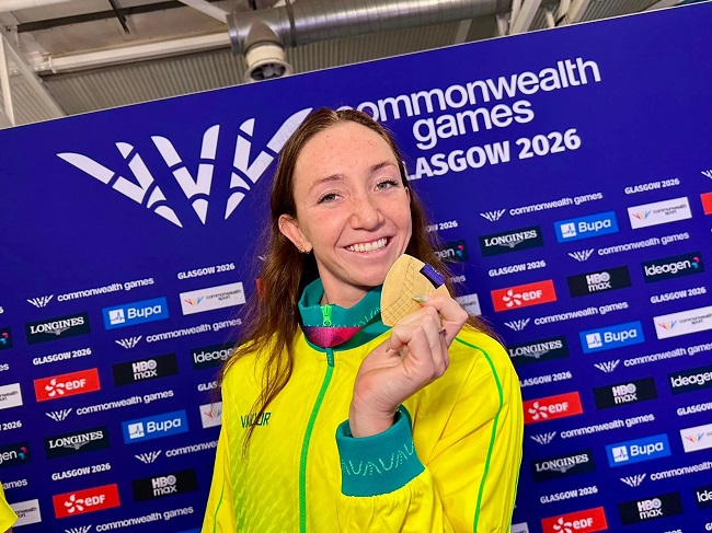 CWG 2026: Australia grabs three gold medals to lead charge in swimming