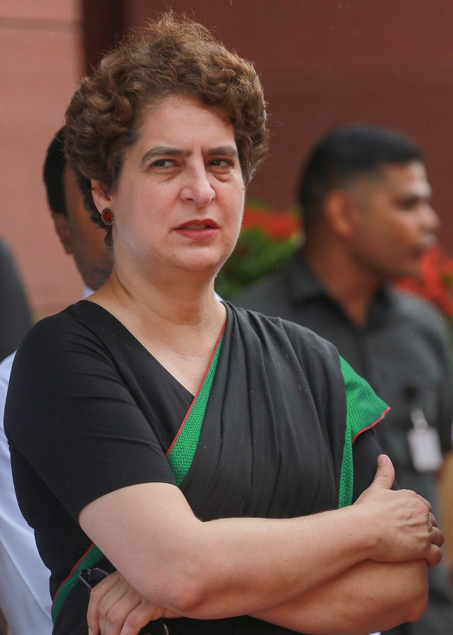 'Nobody can ever dare to silence youth': Priyanka Gandhi on Dharmendra Pradhan's resignation