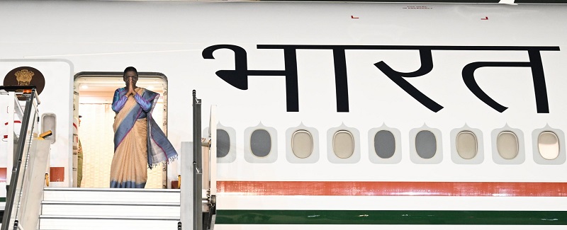 President Murmu returns to Delhi after concluding State visits to Moldova, North Macedonia, Romania