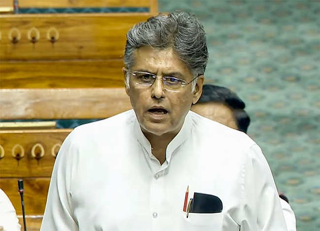 Manish Tewari seeks LS debate on alleged pellet gun use against student protesters