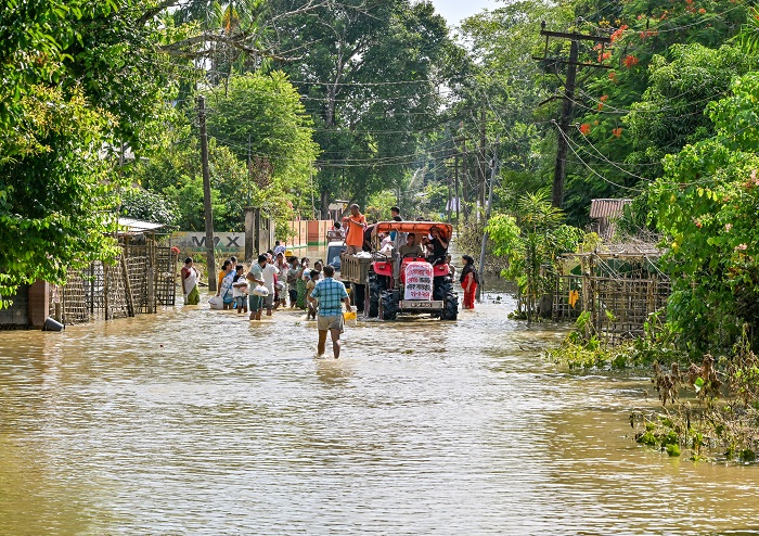 Assam flood: More than 3.32 lakh people affected in seven districts