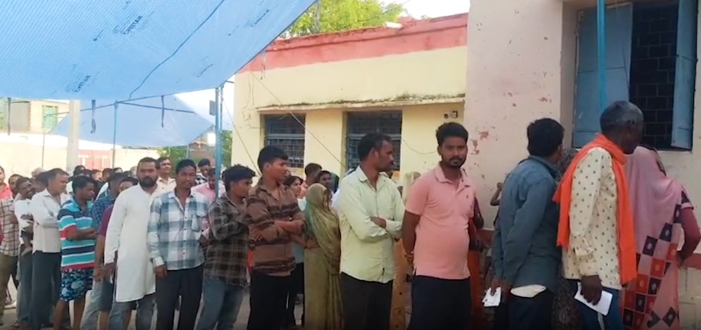 Datia bypoll: Voting underway amid tight security, long queues at several booths
