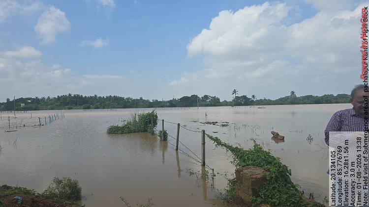 17,221 people affected in Puri district due to ongoing floods