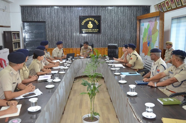 Manipur DGP stresses intelligence-led policing, reviews security preparedness
