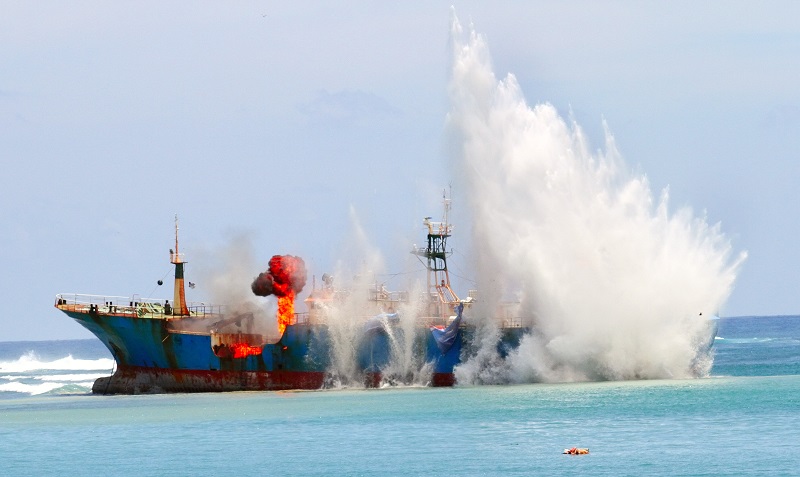 Five dead, 41 missing after vessel catches fire in Indonesia's Java Sea