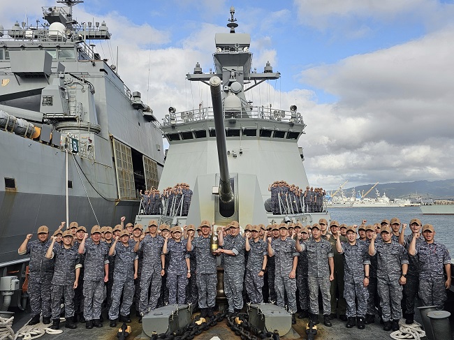 South Korean warship ROKS Daejeon gets ‘top gun’ honour at RIMPAC