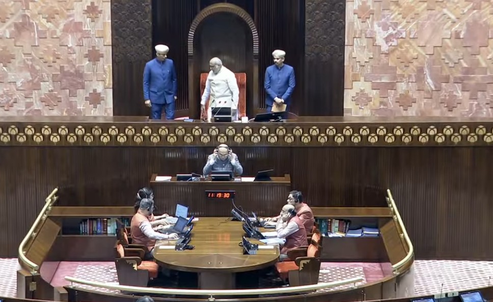 Rajya Sabha adjourned till 2 pm amid Oppn protest