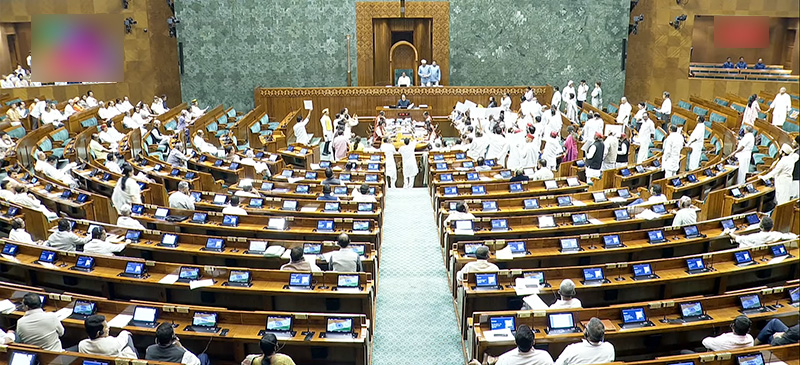 Lok Sabha approves Appropriation Bill amid Opposition din